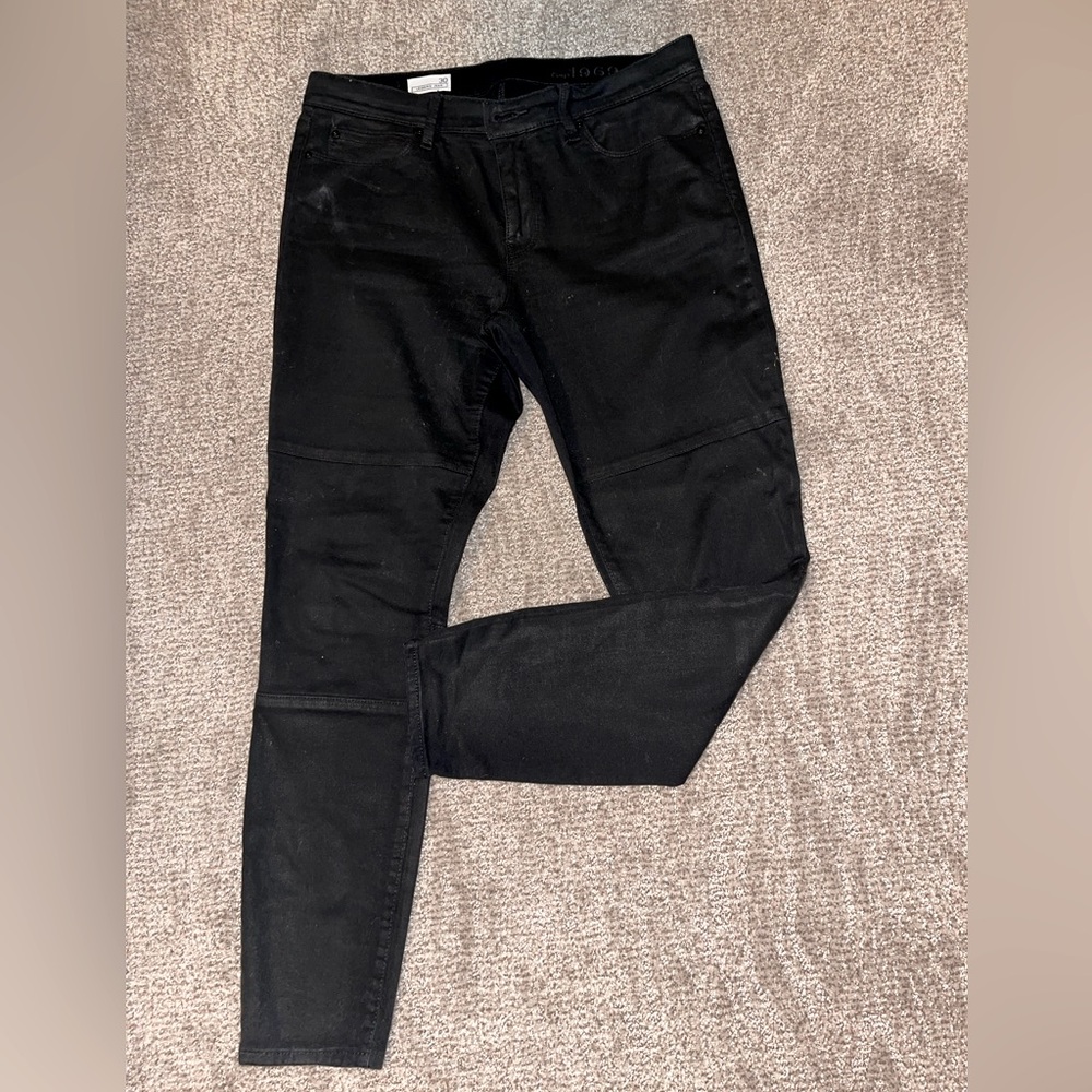 GAP waxed legging jeans